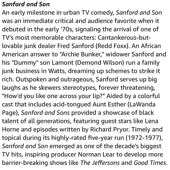 Sanford and Son 🆕 DVD complete series, years 1-6, factory sealed - Picture 3 of 8